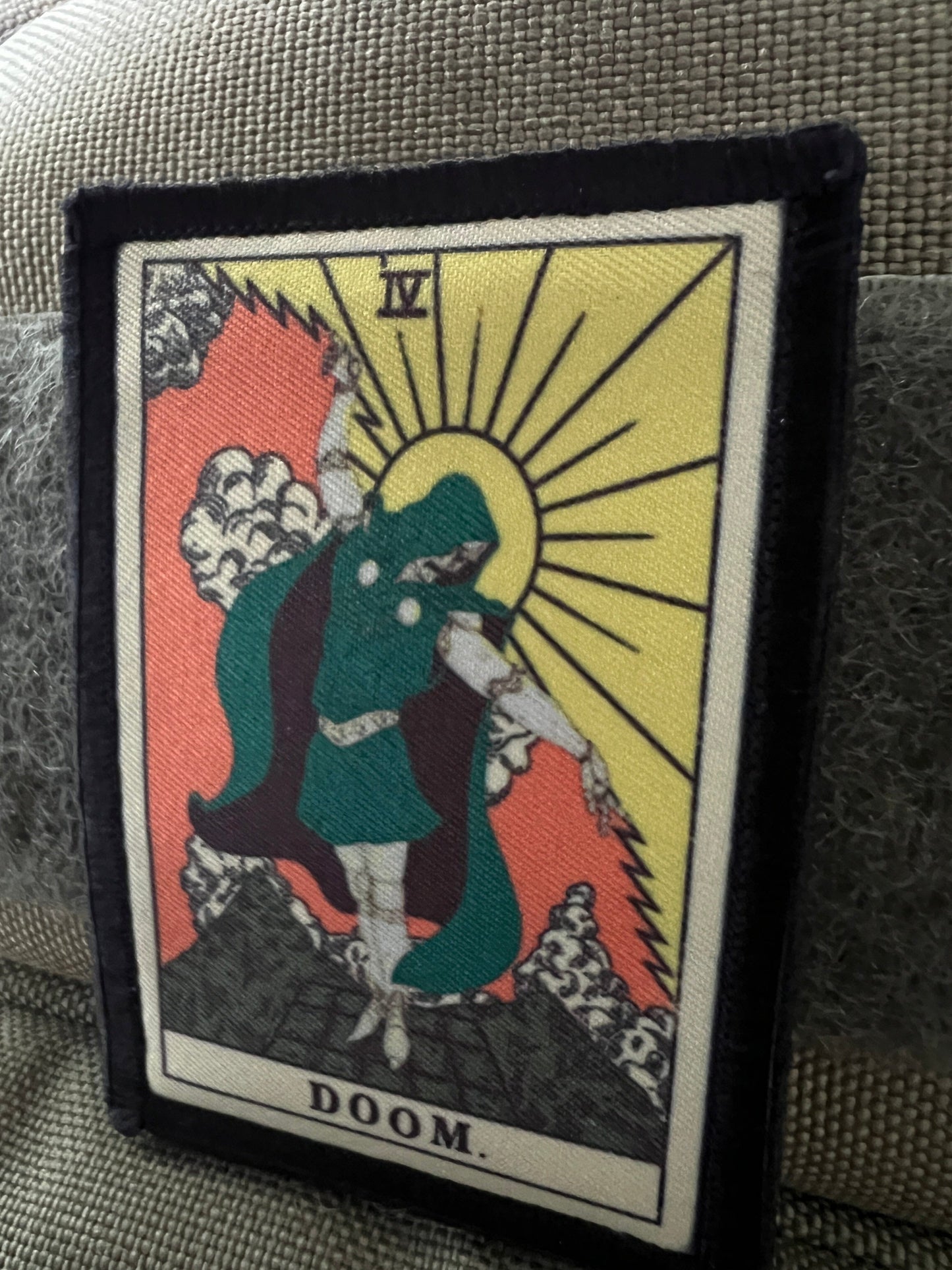 Dr Doom Tarot Card Morale Patch