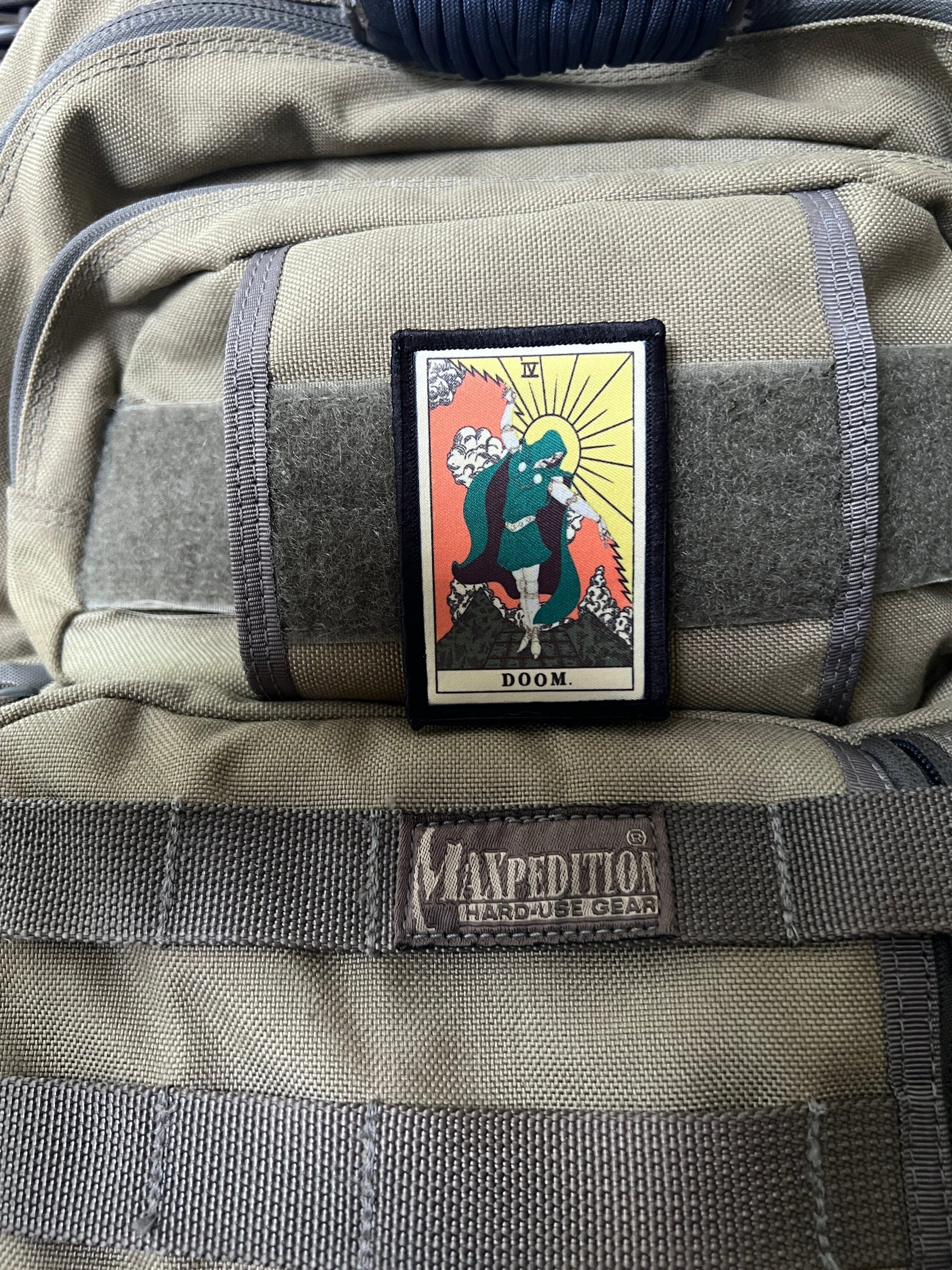 Dr Doom Tarot Card Morale Patch