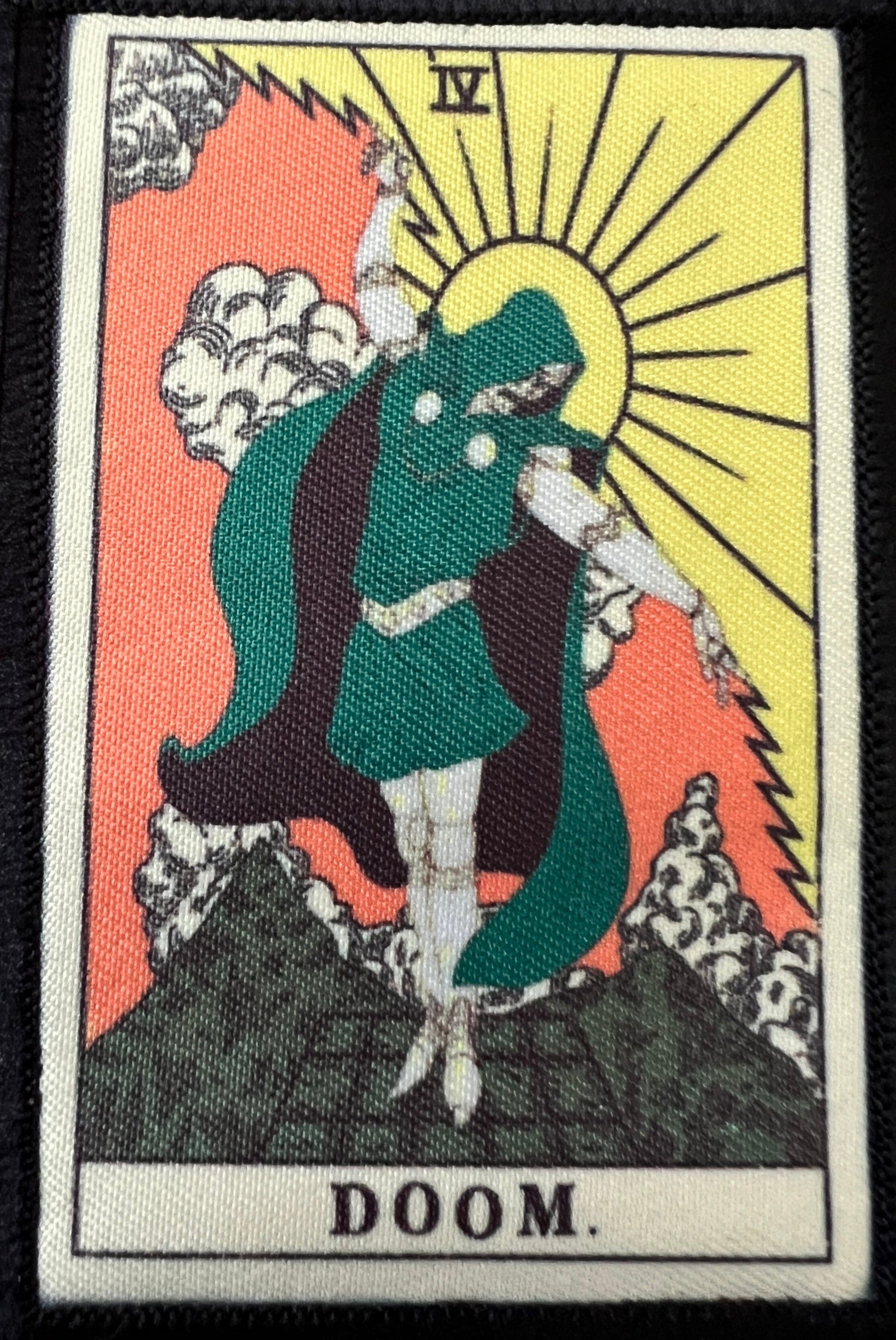 Dr Doom Tarot Card Morale Patch