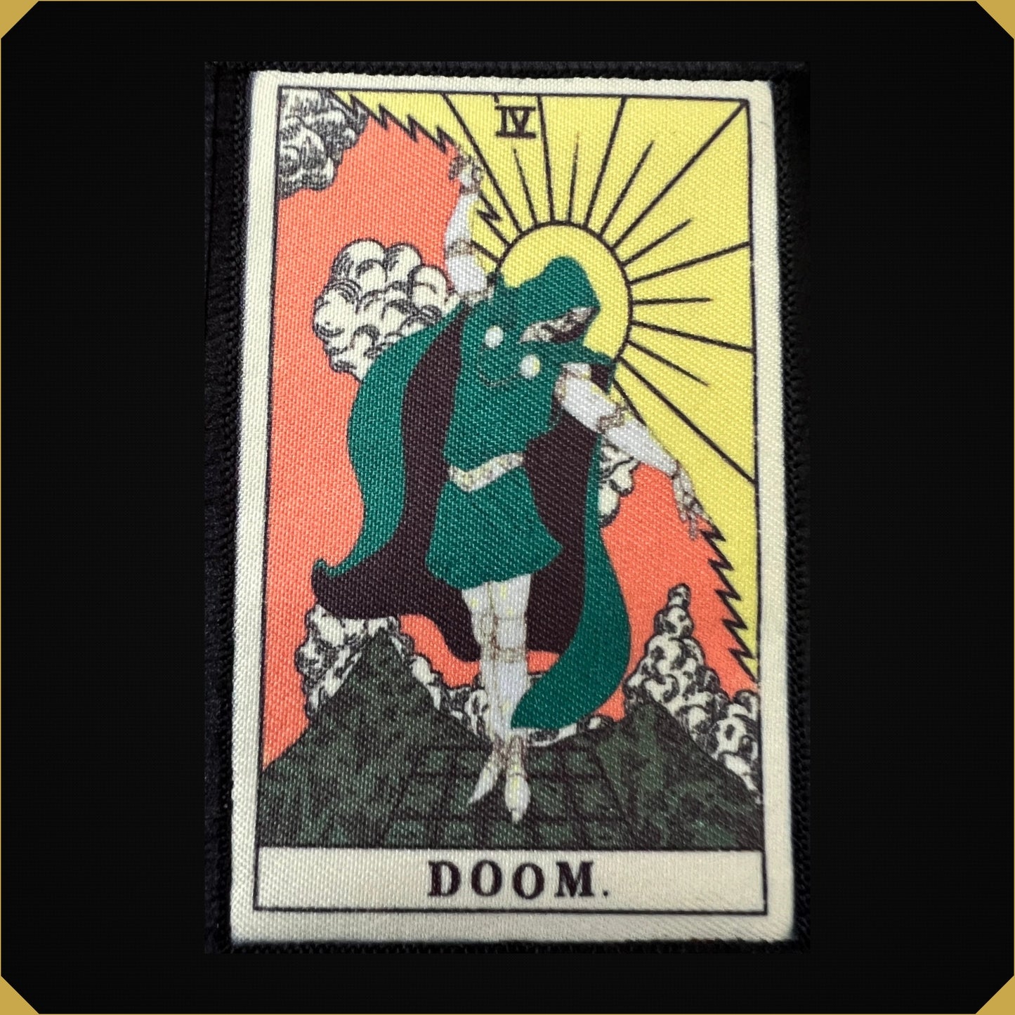 Dr Doom Tarot Card Morale Patch