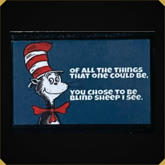 Dr Suess Blind Sheep Morale Patch