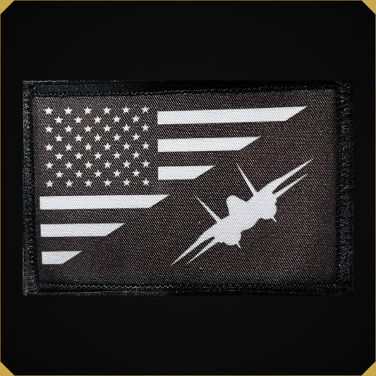 F14 Tomcat / USA Flag Morale Patch
