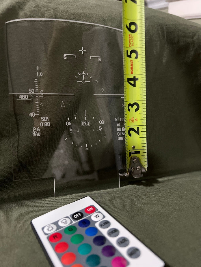 F16 HUD Heads Up Display LED light Sign