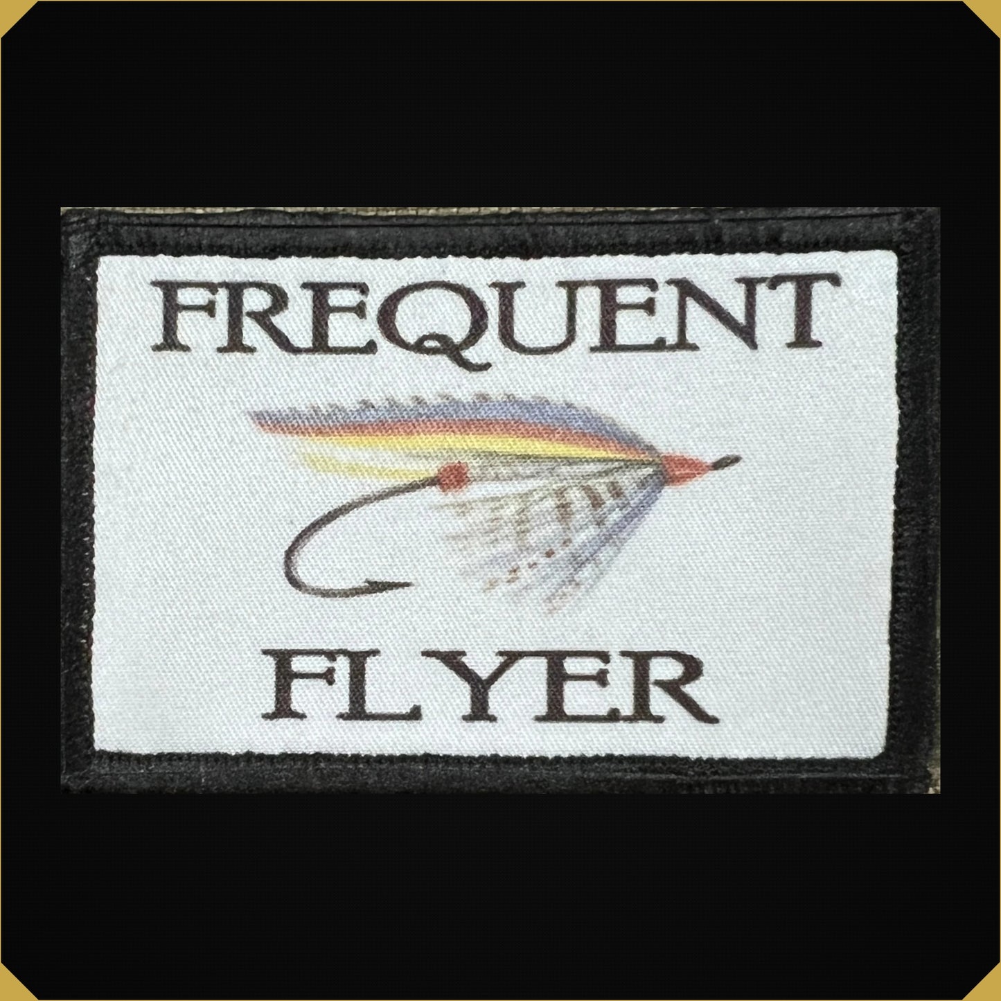 Frequent Flyer Fly Fishing Morale Patch