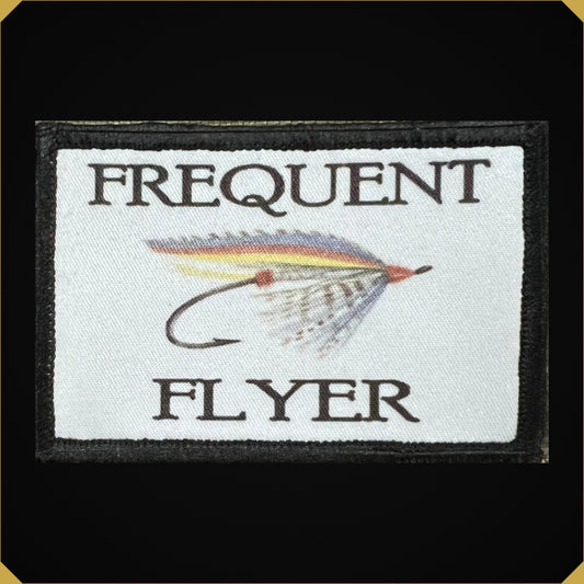 Frequent Flyer Fly Fishing Morale Patch