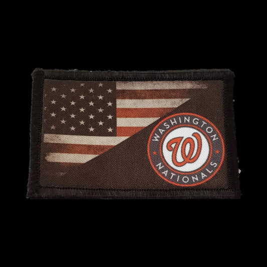 Full Color Washington Nationals USA Flag Morale Patch