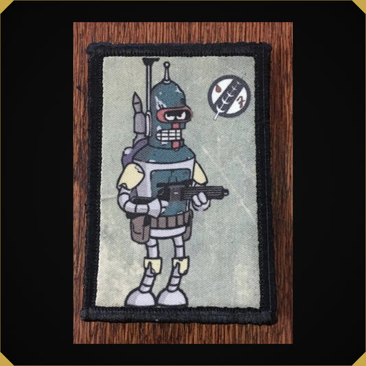 Futurama Bender Boba Fett Morale Patch