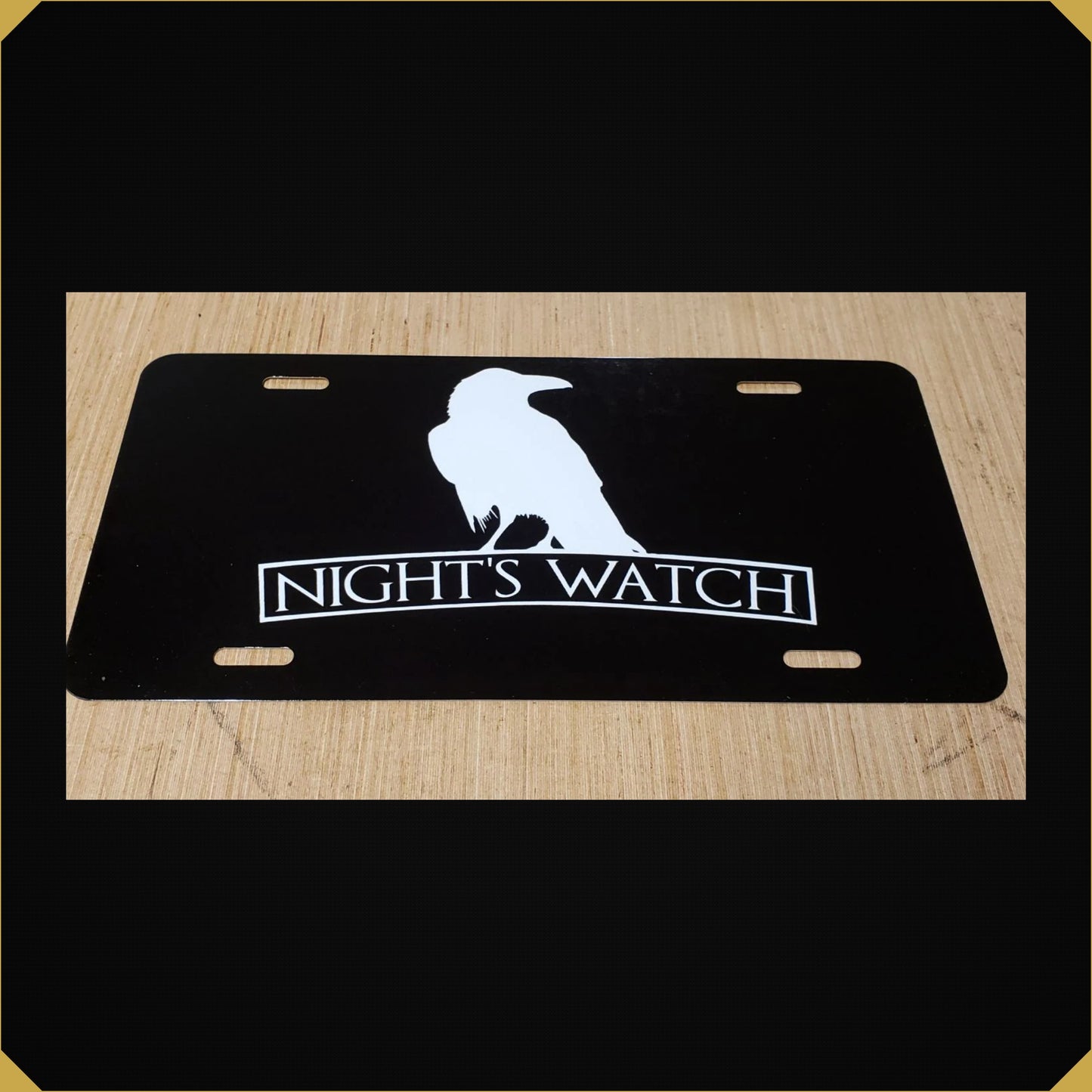 Game of Thrones Nights Watch License Plate