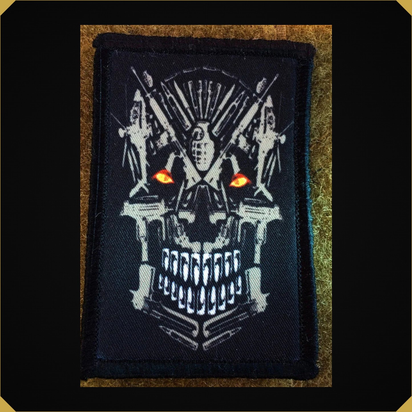 Gun Skull Morale Patch