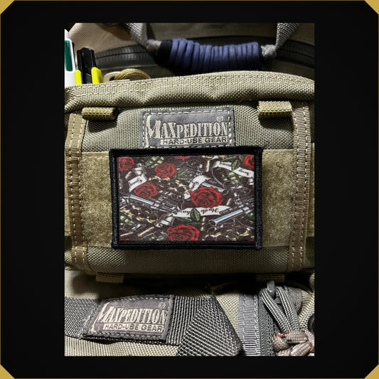Gun Tattoo Morale Patch