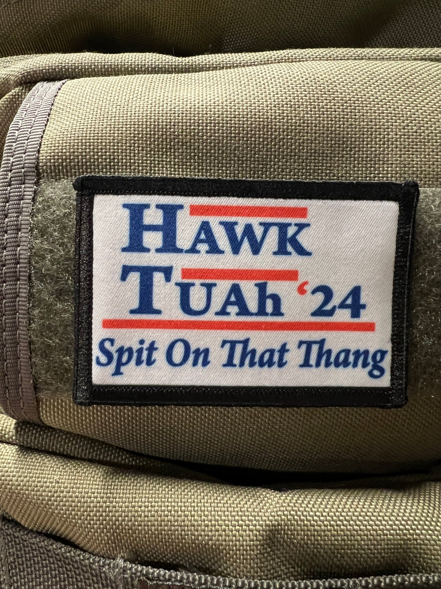 Hawk Tuah ‘24 Morale Patch Morale Patches Redheaded T Shirts 