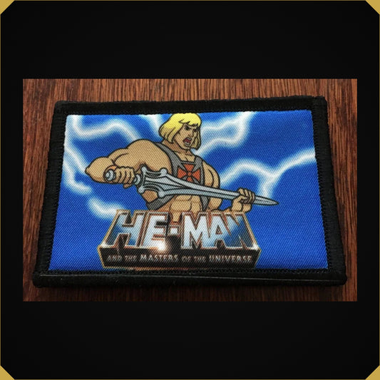 He-Man Masters of the Universe themed 2x3 Morale Patch