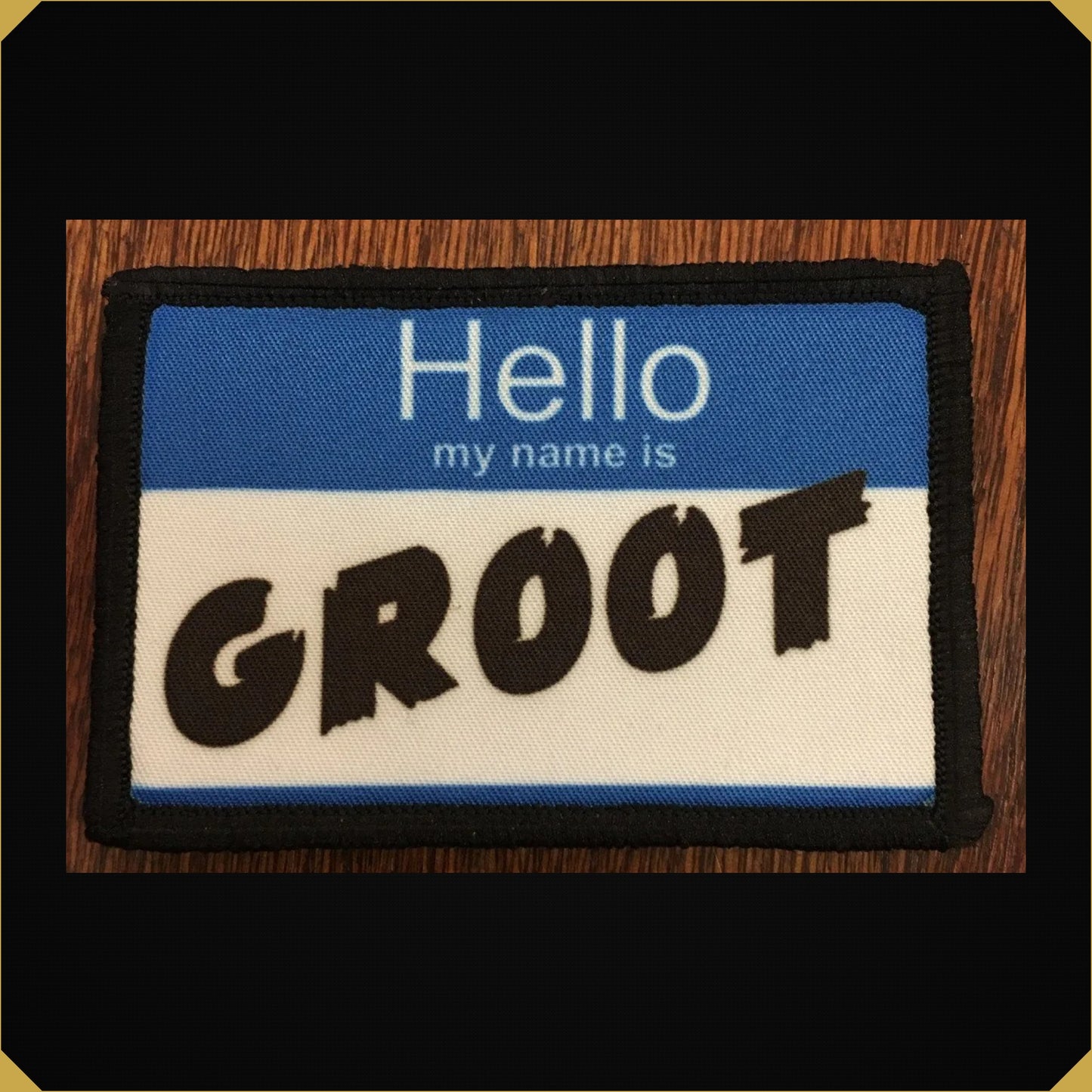 Hello My Name Is Groot Guardians of the Galaxy Morale-Patch