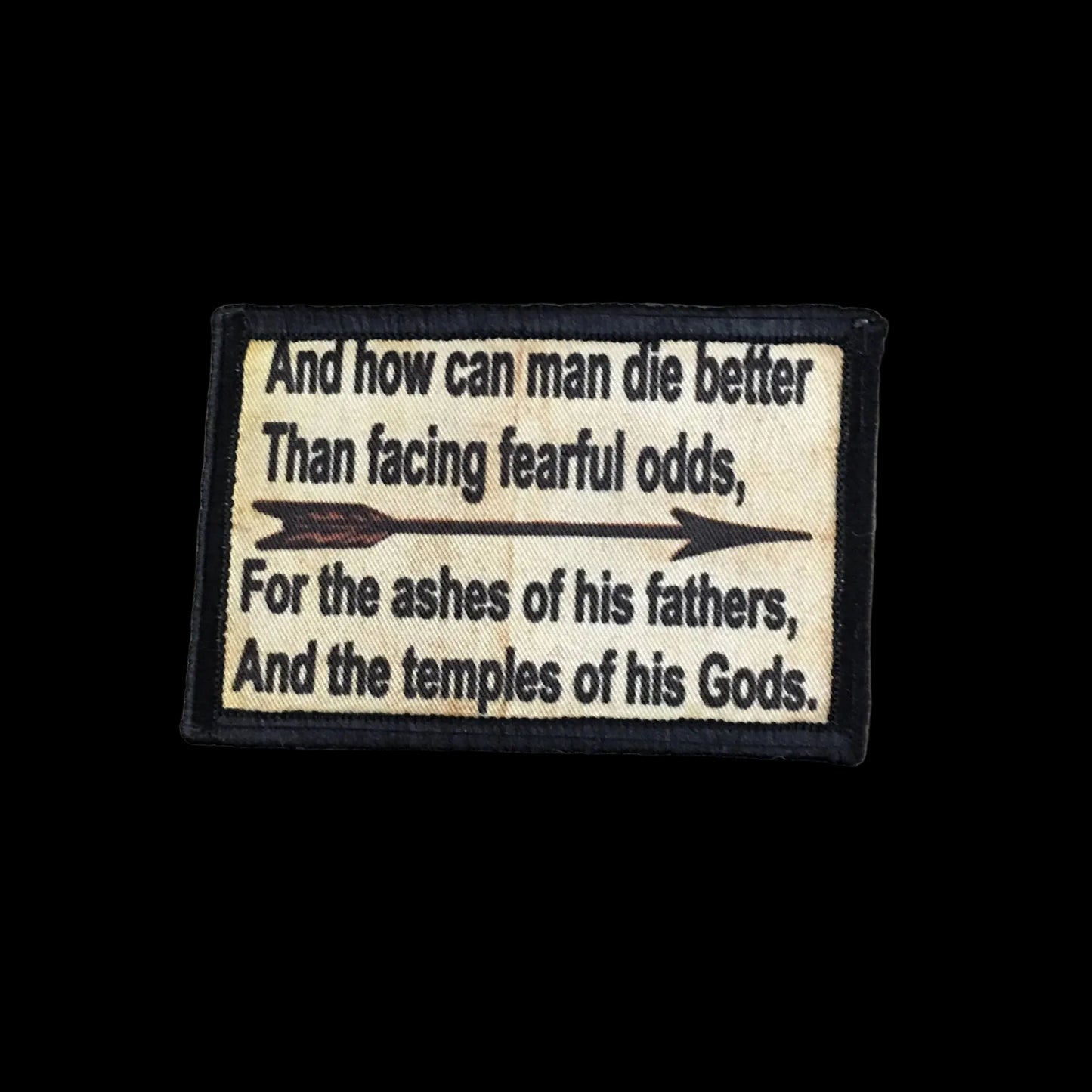 How Can Man Die Better Morale Patch