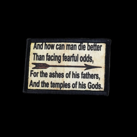 How Can Man Die Better Morale Patch