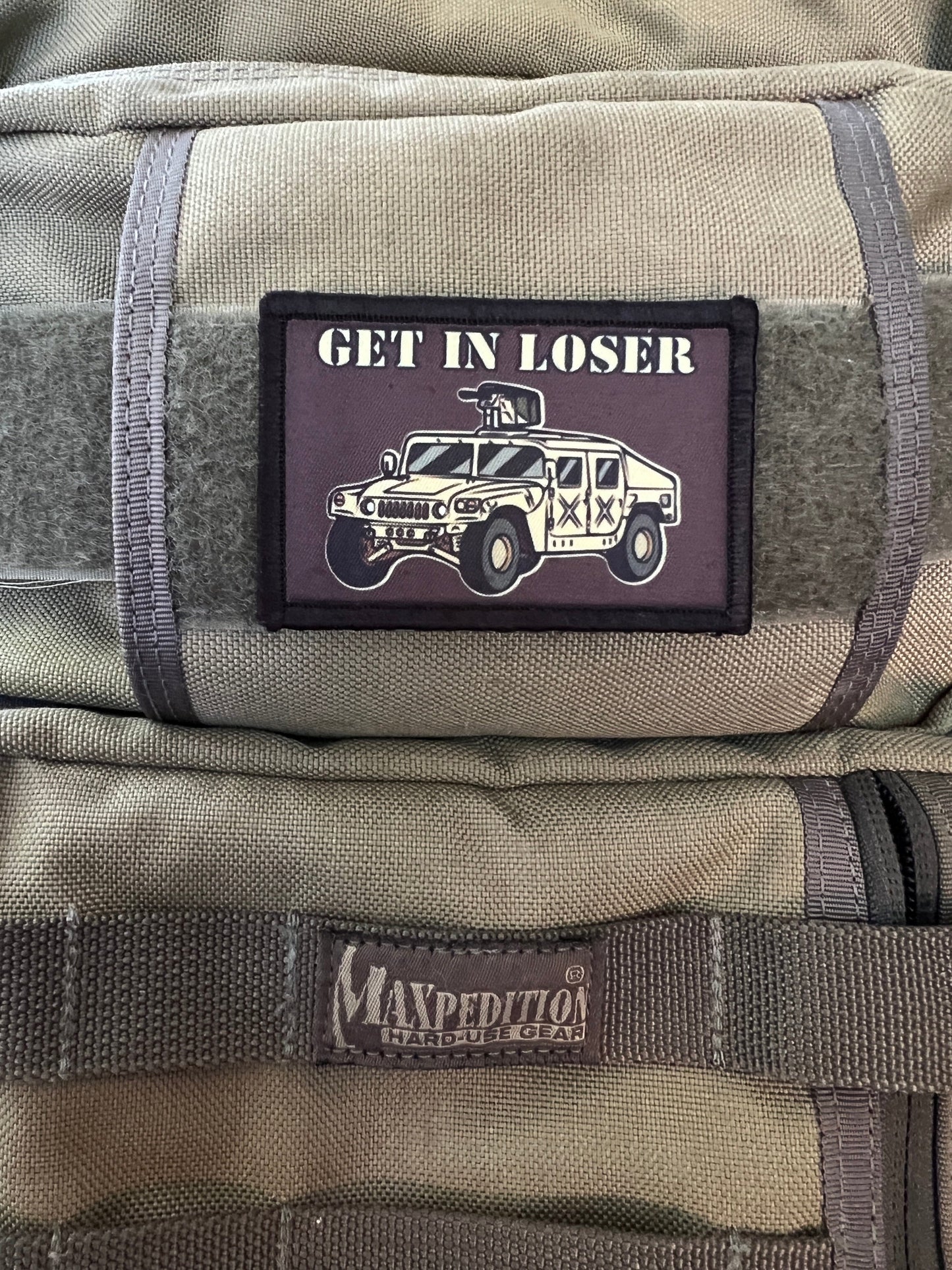 Humvee Get In Loser Veteran Morale Patch