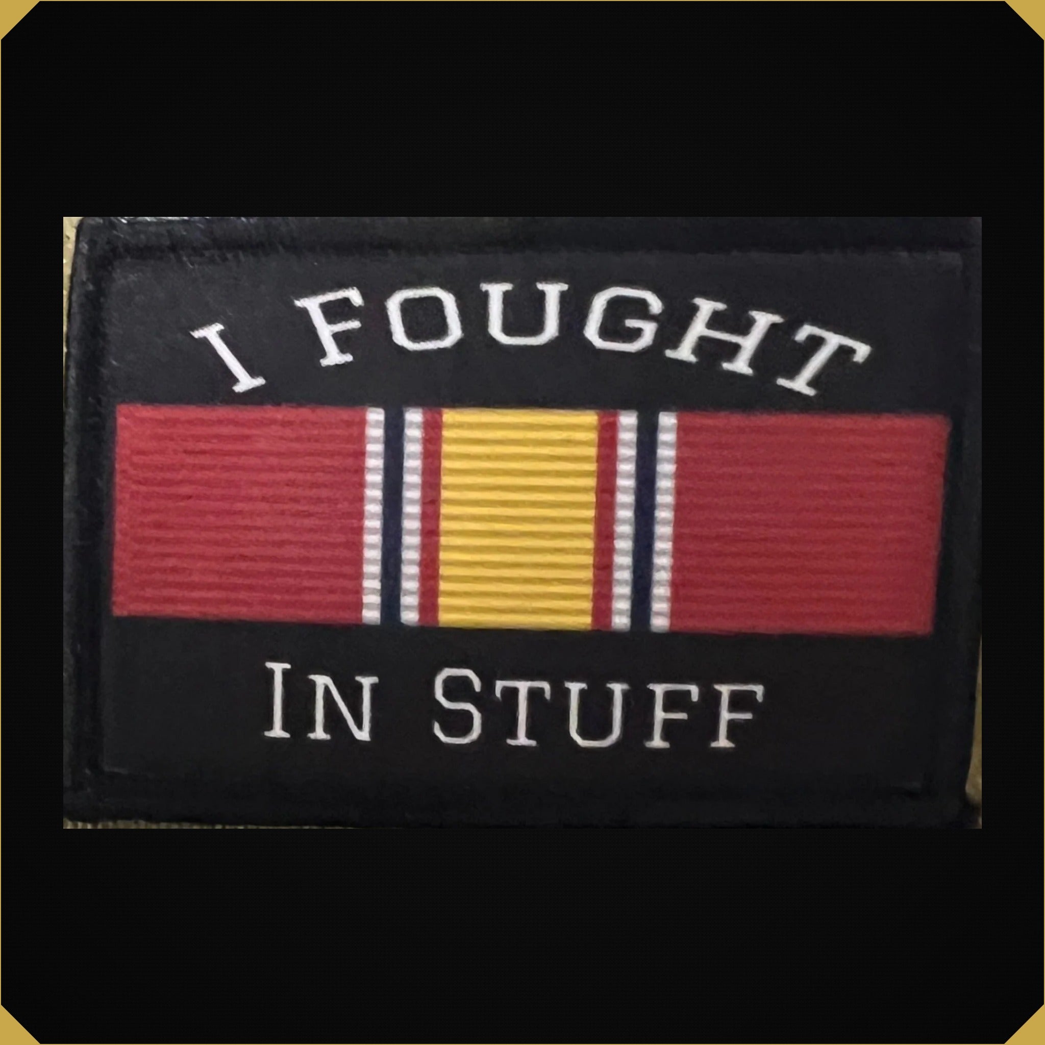 Redheaded T-Shirts I Fought In Stuff Veteran Hook & Loop Morale Patch ...