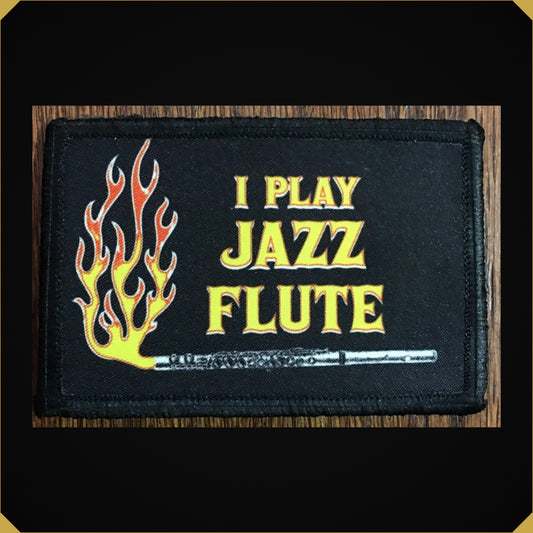 I Play Jazz Flute Anchorman Movie Morale Patch