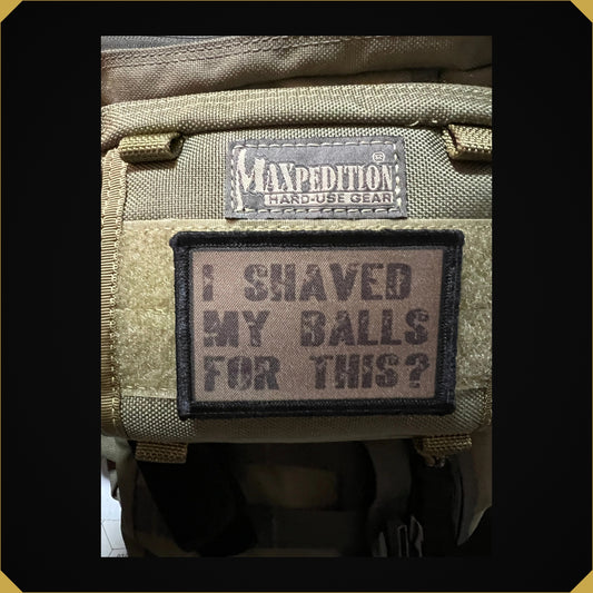 I Shaved My Balls for This Morale Patch