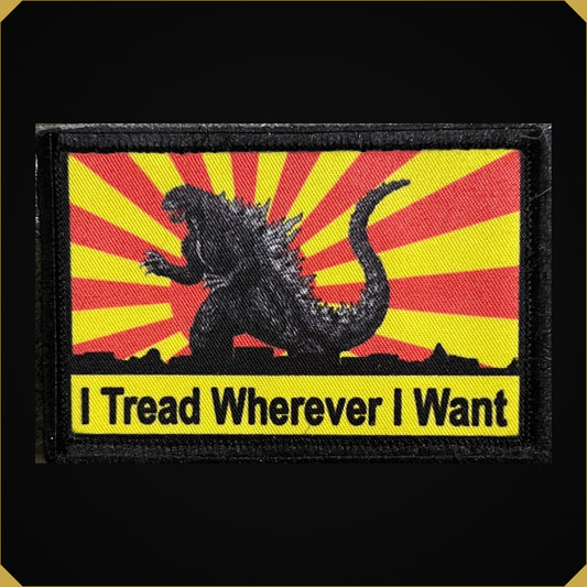 I Tread Wherever I Want Godzilla Morale Patch