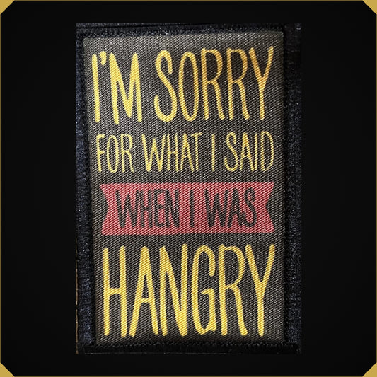 I'm Sorry for What I Said When I Was Hangry Morale Patch