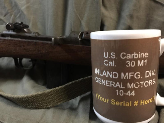Inland M1 Carbine PERSONALIZED Receiver Coffee Mug