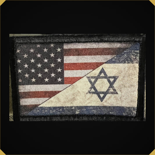 Israel USA Flag Morale Patch