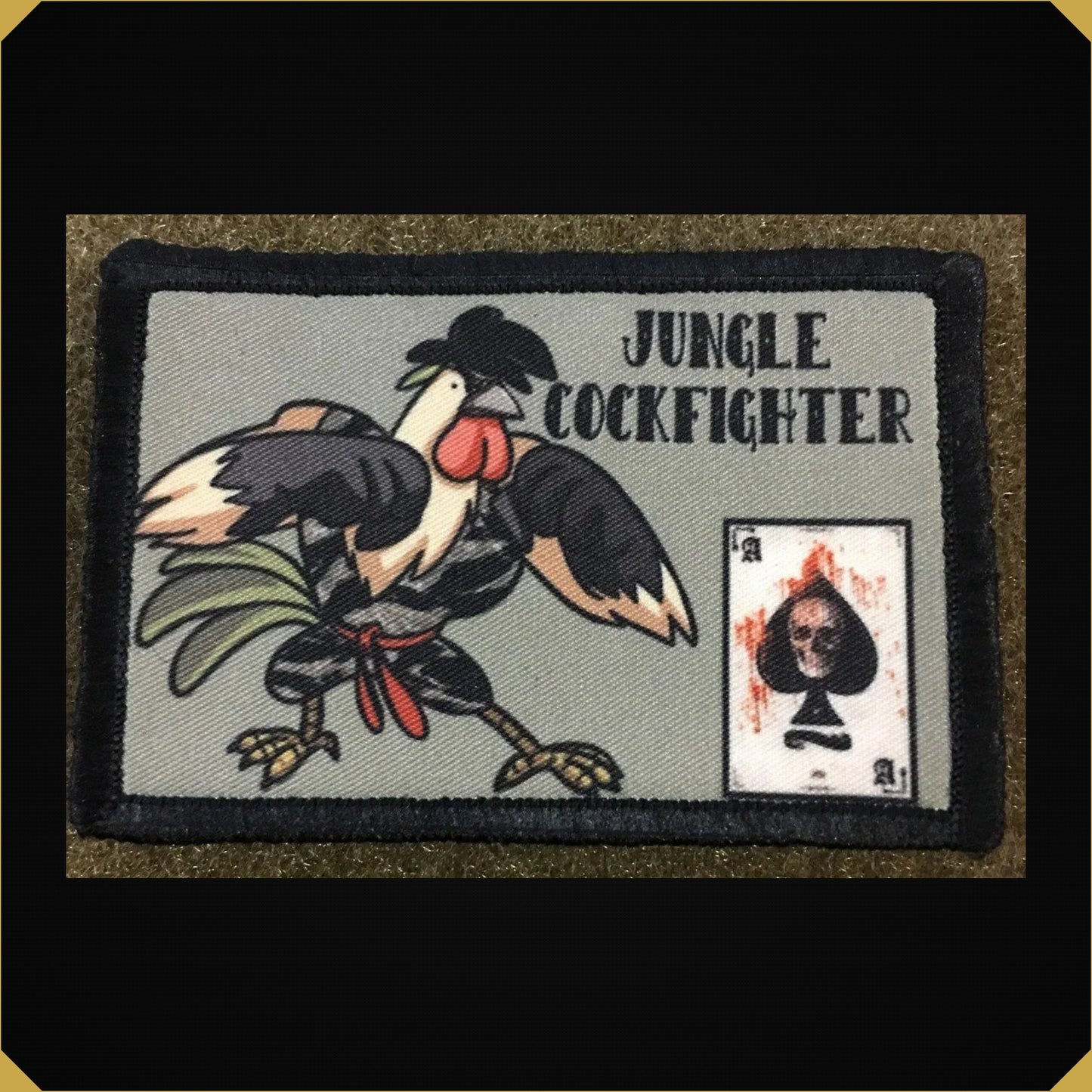 Jungle Cockfighter Nose Art Morale Patch