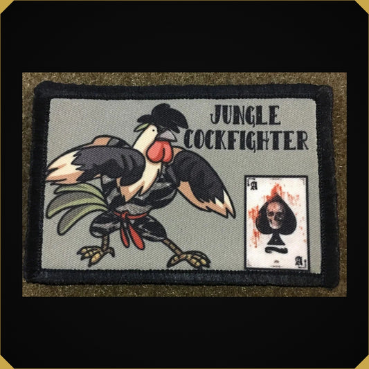 Jungle Cockfighter Nose Art Morale Patch