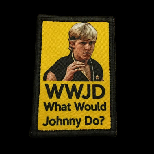 Karate Kid Movie WWJD (What Would Johnny Do?) Morale Patch