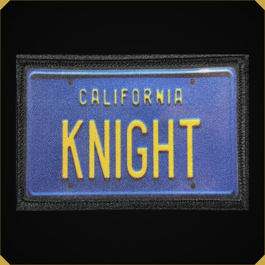 Knight Rider License Plate Morale Patch