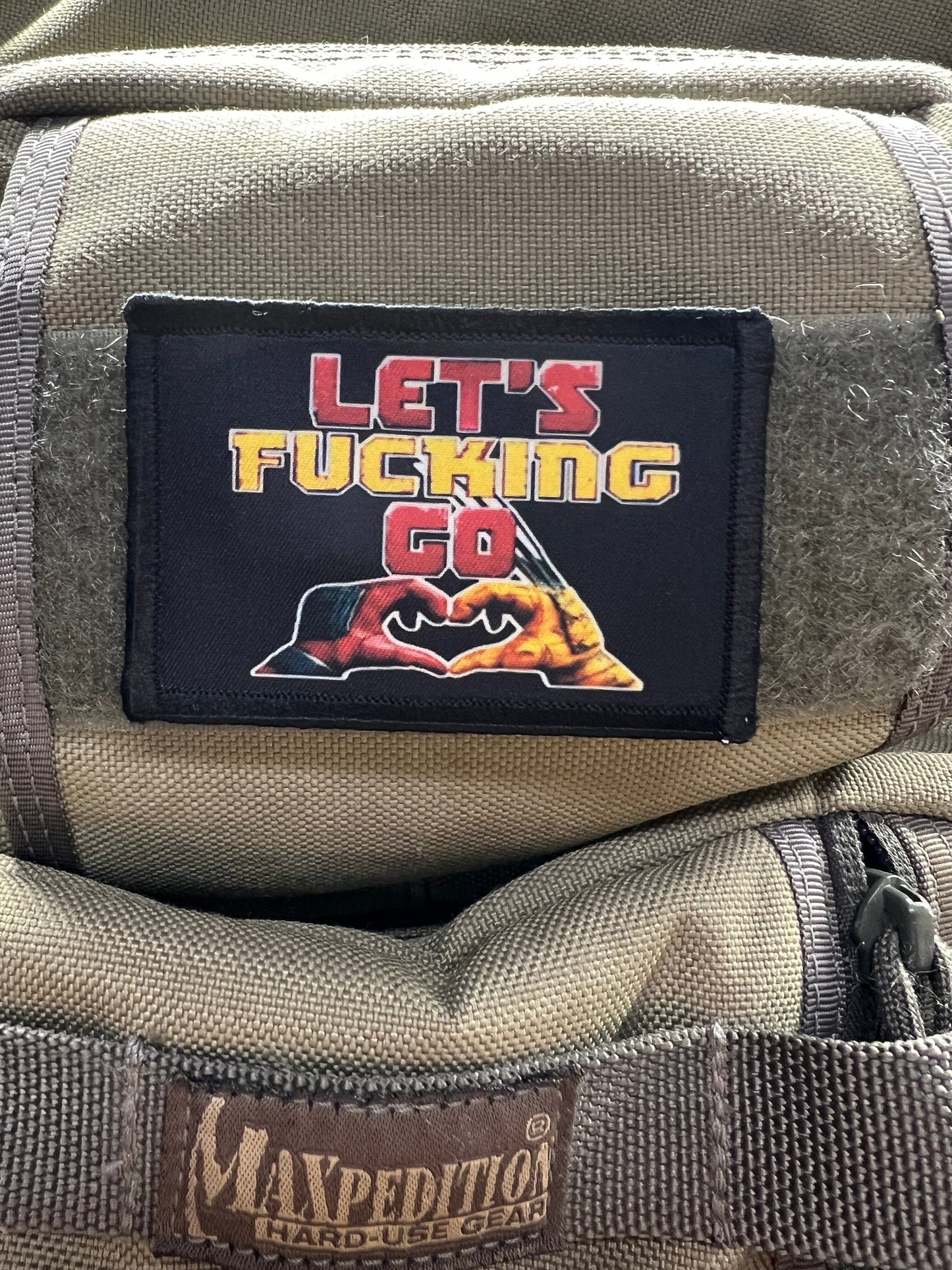 Deadpool Wolverine Deadpool 3  Lets fucking go lfg Velcro Morale Patch 9