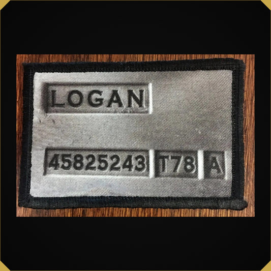 Logan Wolverine Dog Tag Morale Patch