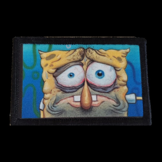 Long Faced Spongebob Squarepants Morale Patch
