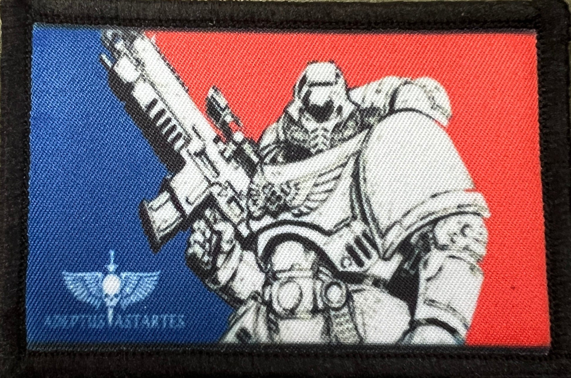 Major League Space Marine Warhammer 40k Velcro morale Patch