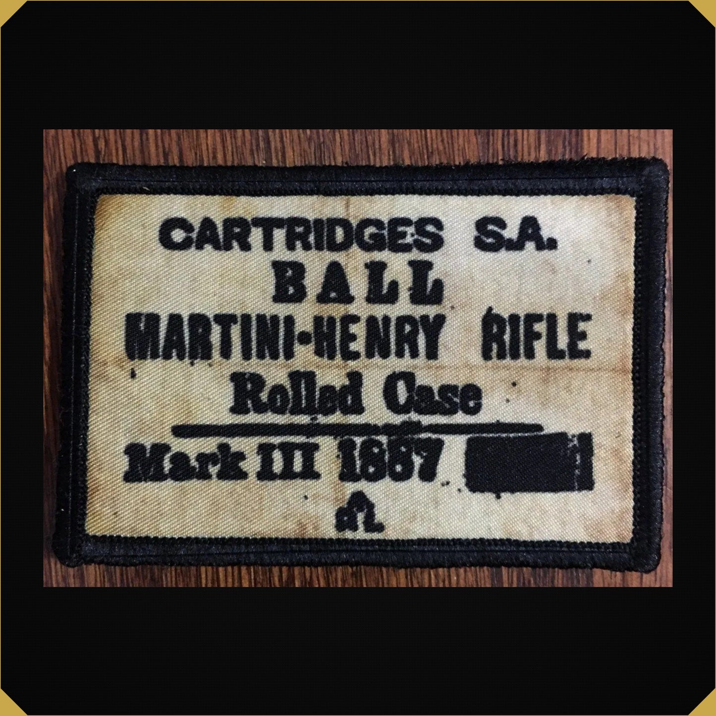 Martini Henry Ammo Morale Patch