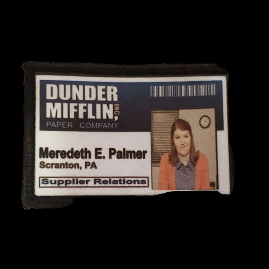 Meredeth Palmer ID Badge 2x3 The Office Themed Morale Patch