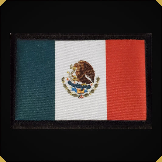 Mexican Flag Custom Morale Patch