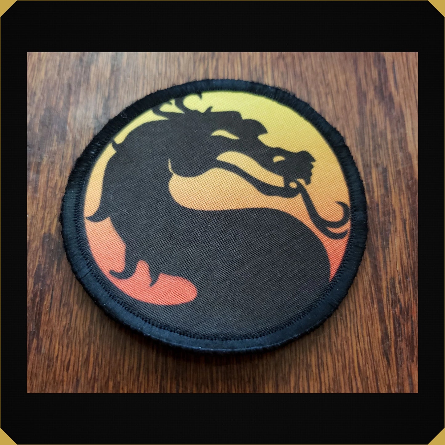 Mortal Kombat Logo 3" Circle Morale Patch