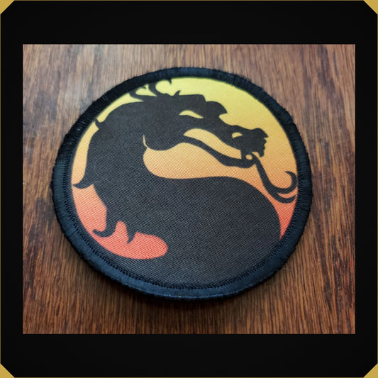 Mortal Kombat Logo 3" Circle Morale Patch