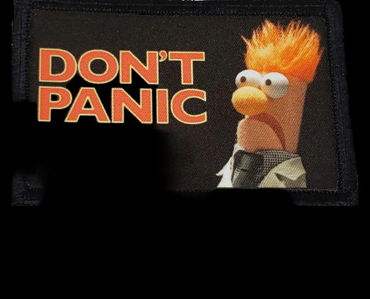 Muppets Beaker "Don't Panic" 2x3" Morale Patch