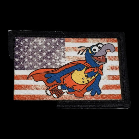 Muppets Gonzo the Great USA Flag 2x3" Morale Patch