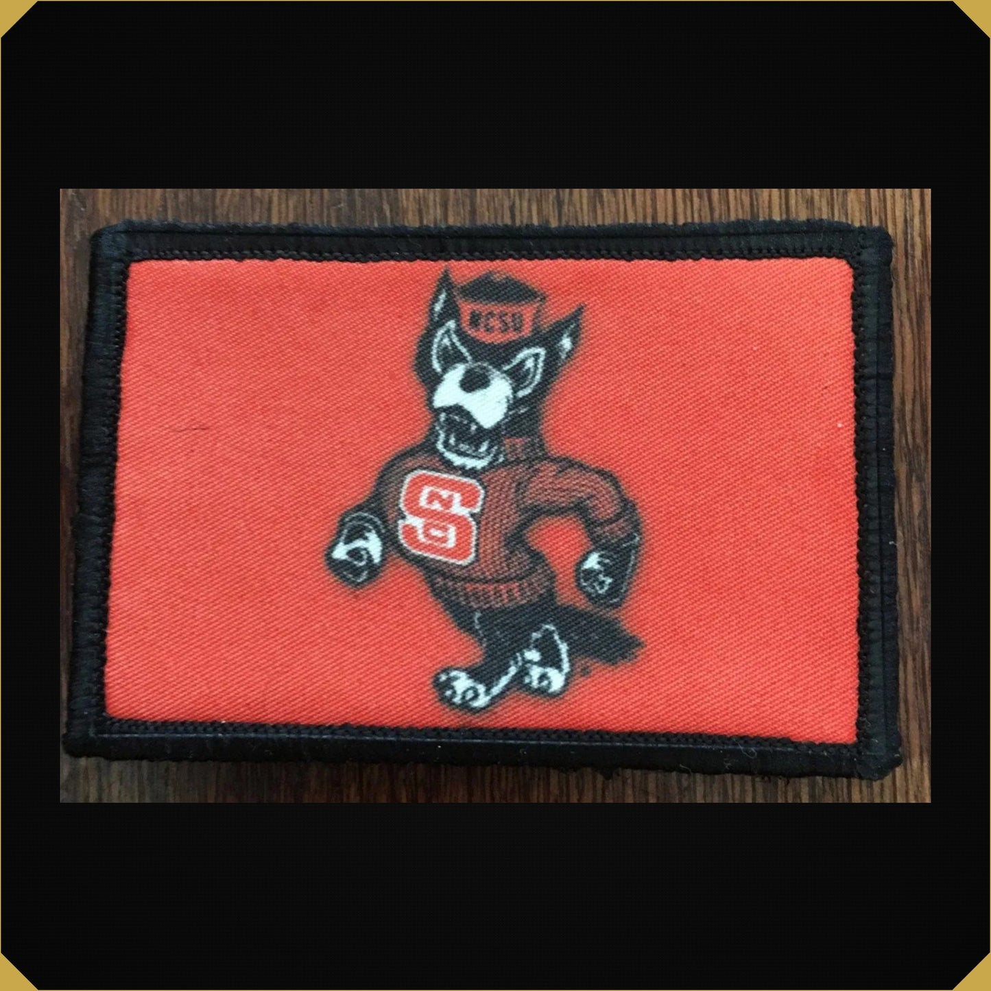 NC State Wolfpac Mascot Morale Patch