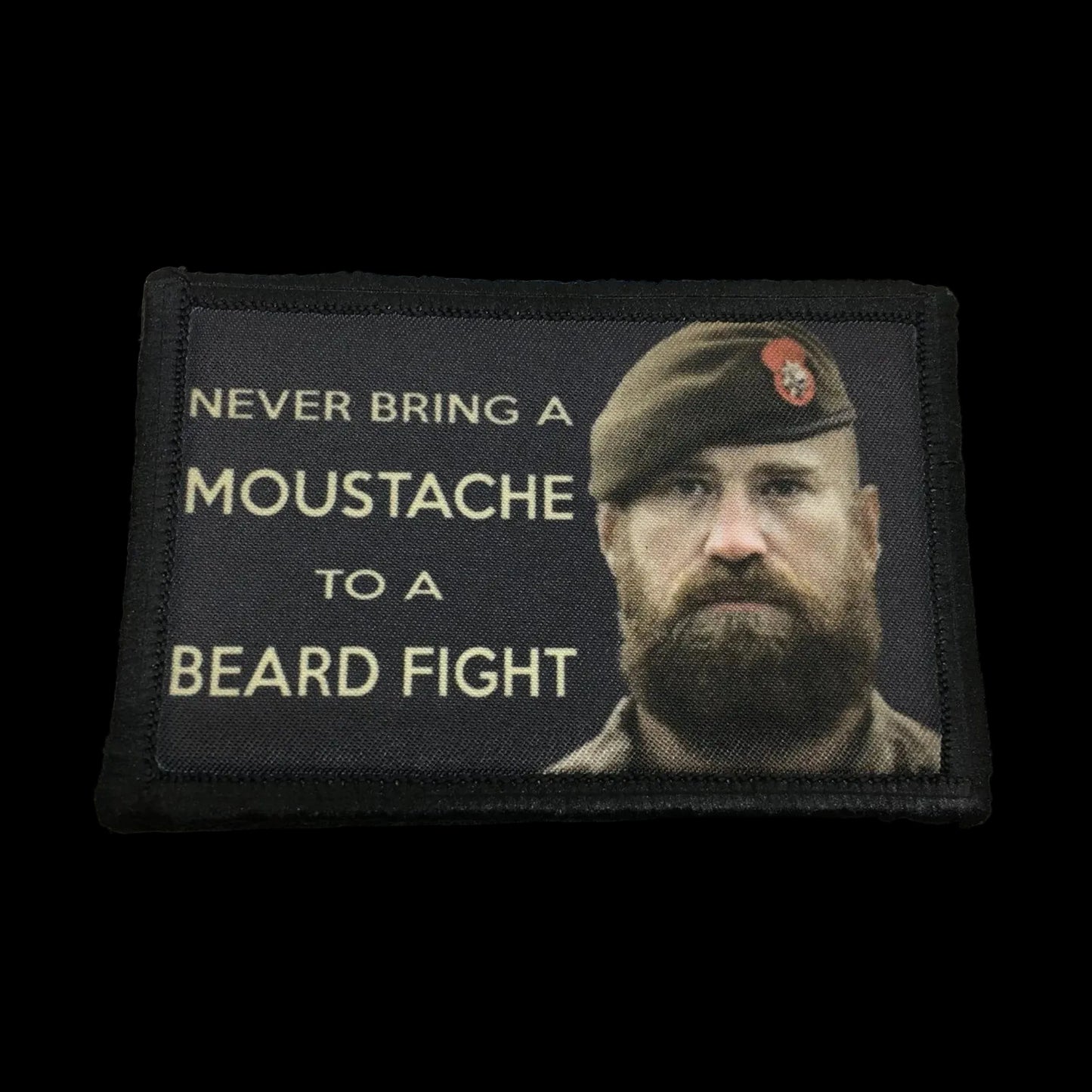 Never Bring a Mustache to a Beard Fight Morale Patch