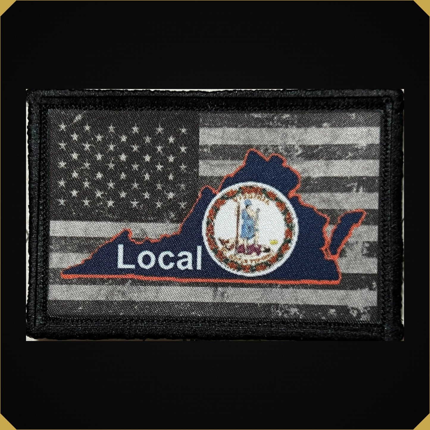 New York Local USA Flag Morale Patch
