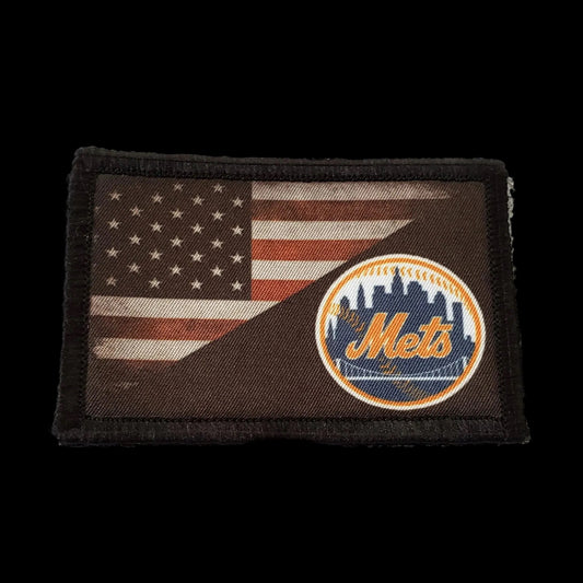 New York Mets USA Flag Morale Patch