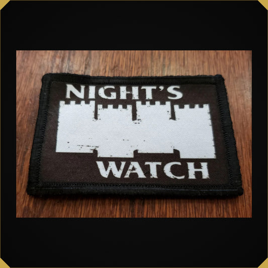 Black Flag Nights Watch Logo Morale Patch