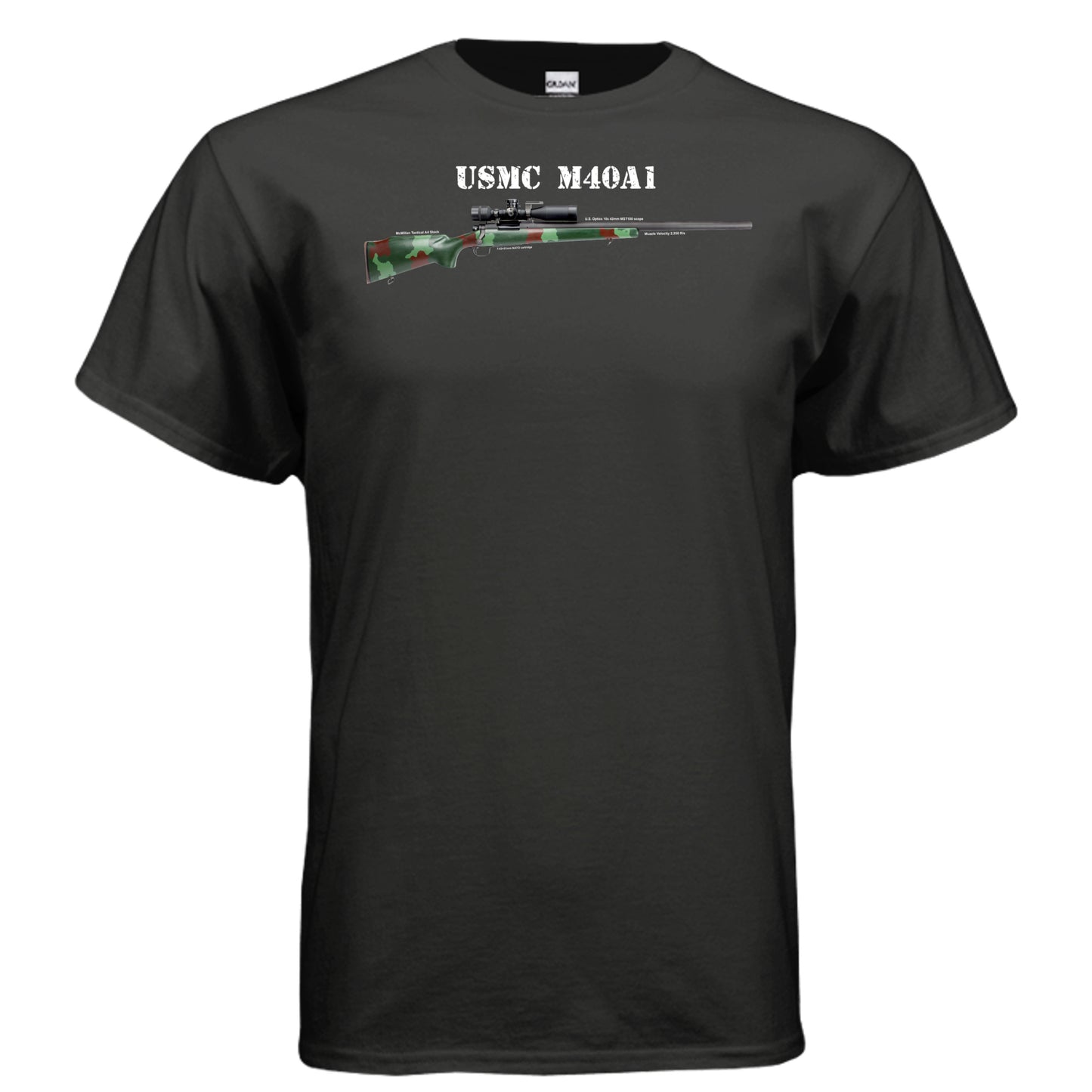 USMC M40A1 Sniper Rifle T Shirt