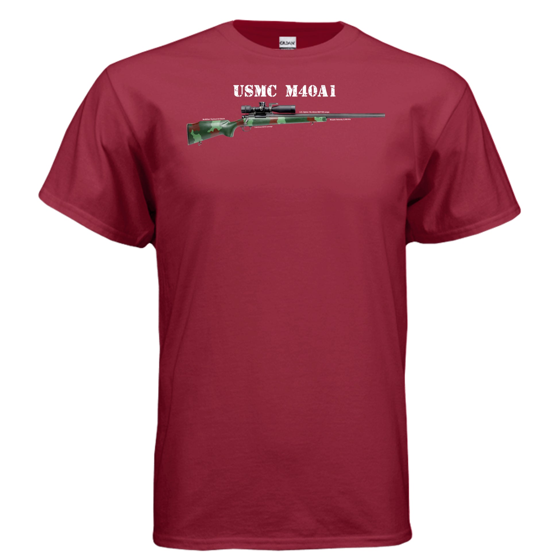 USMC M40A1 Sniper Rifle T Shirt