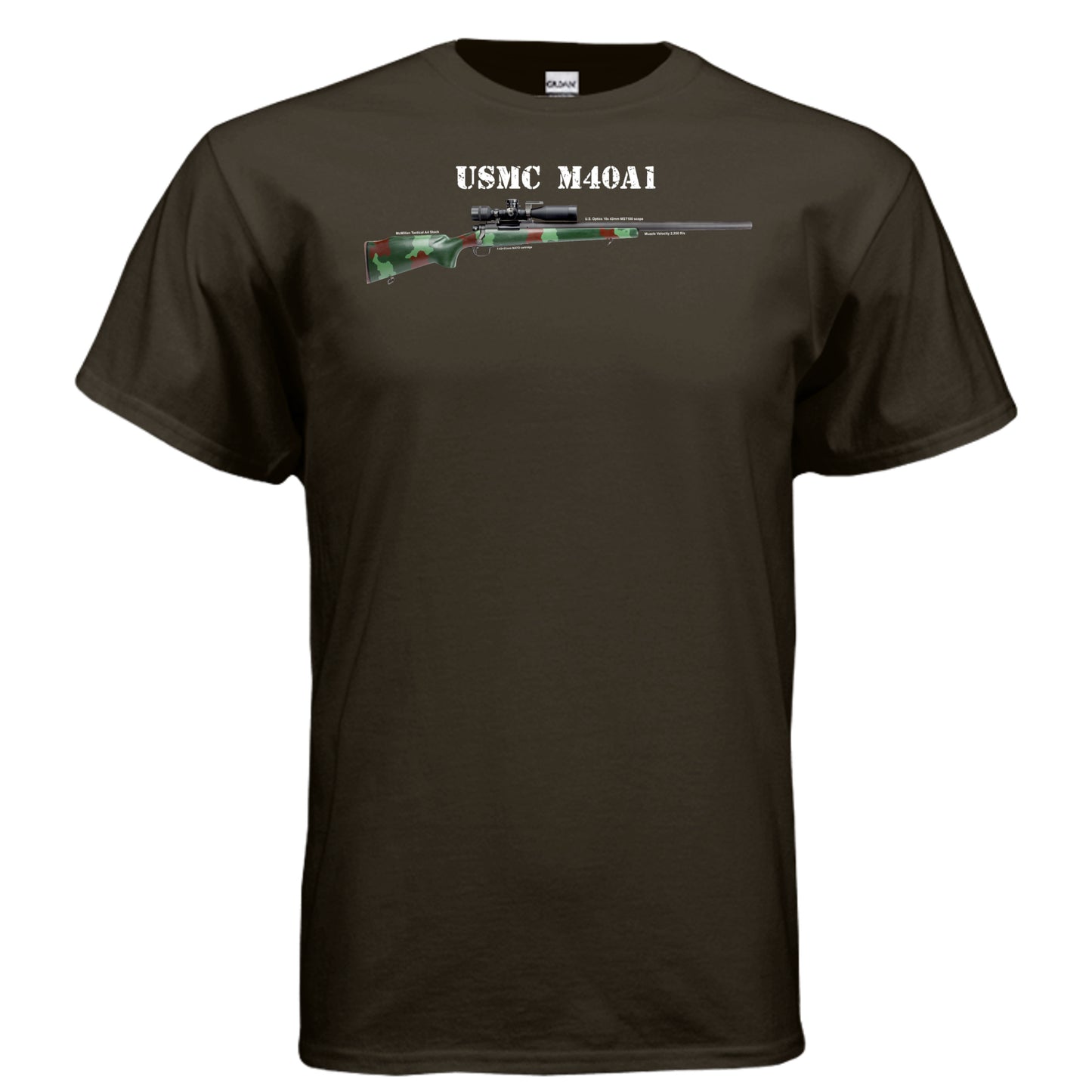 USMC M40A1 Sniper Rifle T Shirt